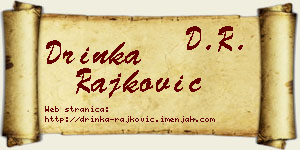 Drinka Rajković vizit kartica